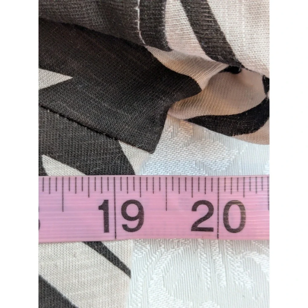 Sanctuary Organic Cotton Rayon Blend Night Palm Tshirt Dress Beach Tropical L - Picture 7 of 9